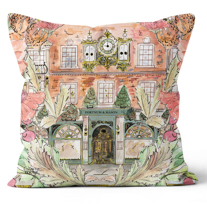 Fortnums In Full Bloom 45cm x 45cm Double Sided Cushion