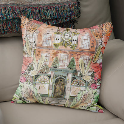 Fortnums In Full Bloom 45cm x 45cm Double Sided Cushion