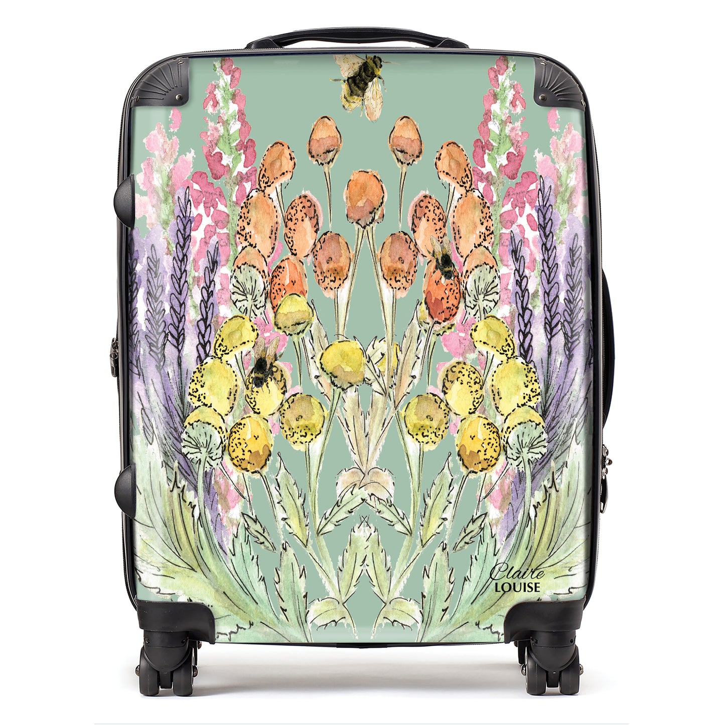 Sage Bloom Suitcase