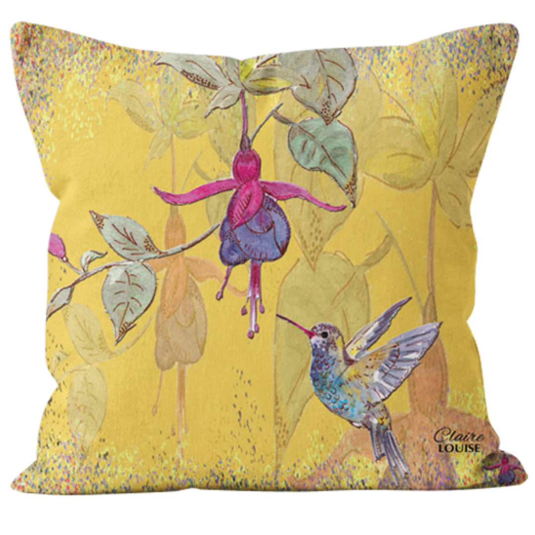 Powder Bloom Fuchsia 45cm x 45cm Double Sided Cushion