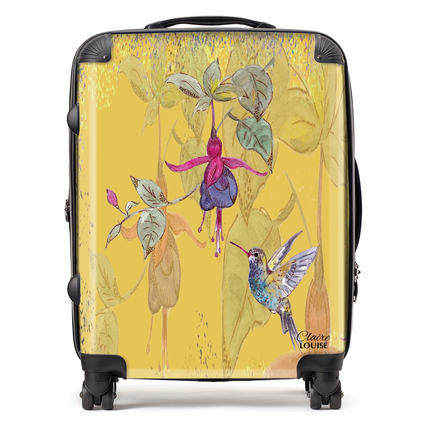 Powder Bloom Fuchsia Suitcase