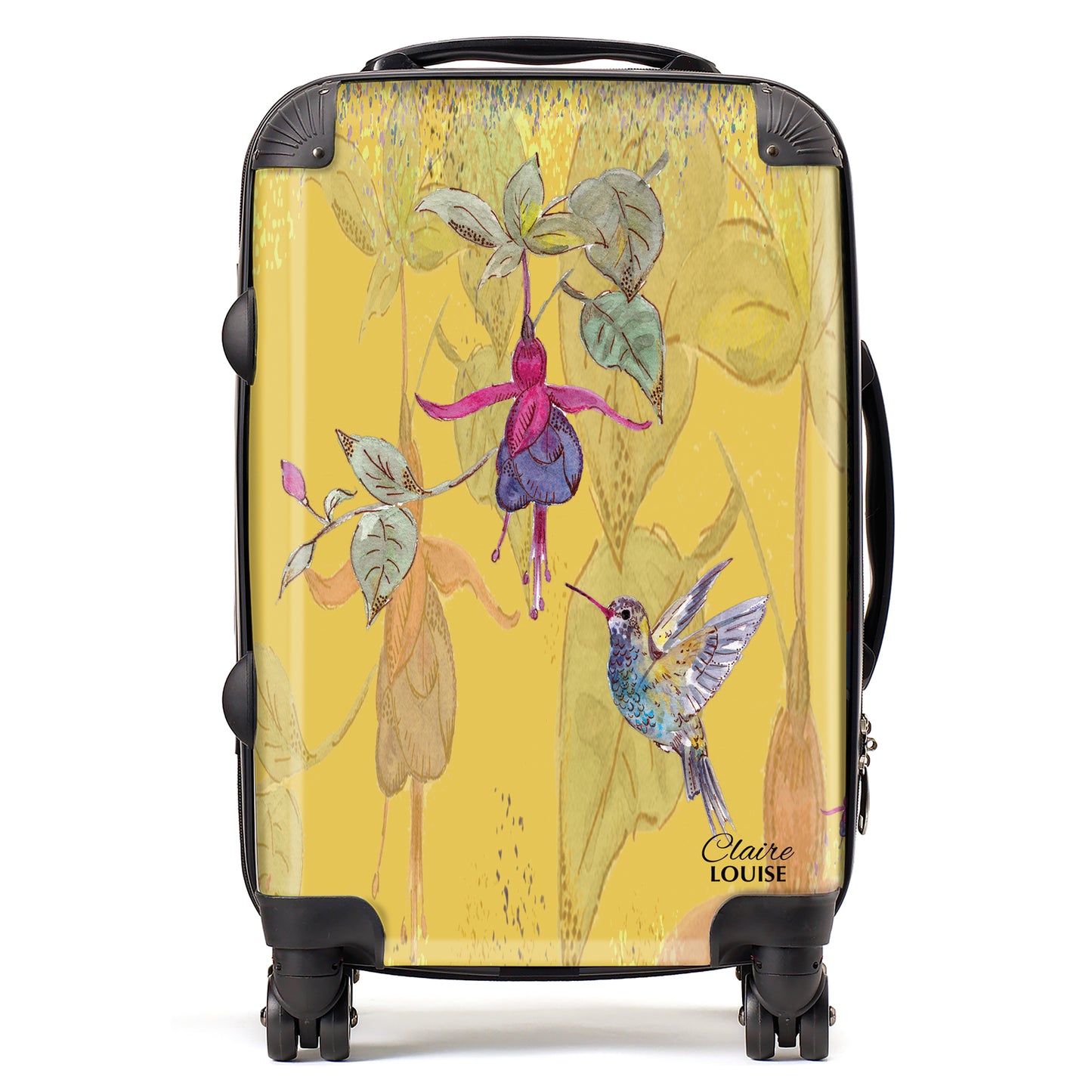 Powder Bloom Fuchsia Suitcase