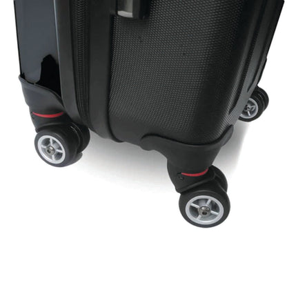 Overlapping Coloured Diagonal Lines Suitcase