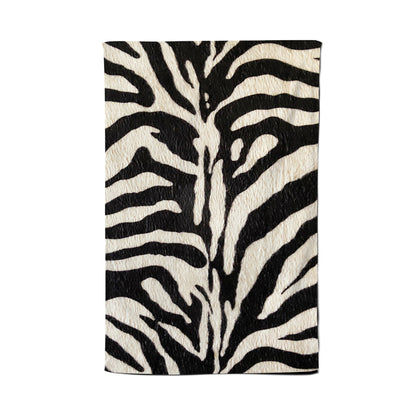 White Tiger Print Tea Towel