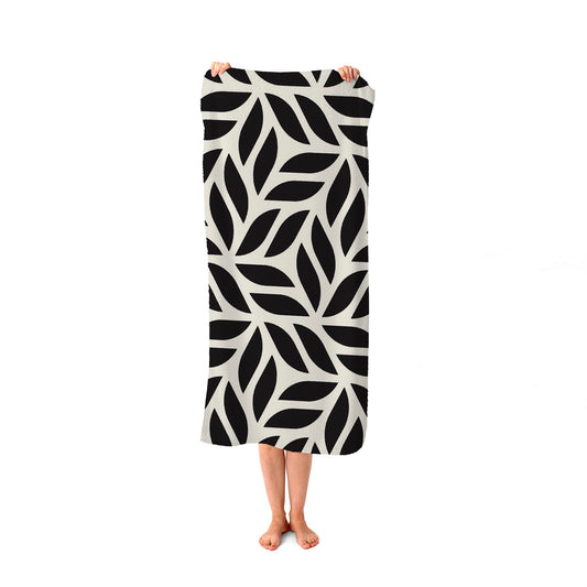 Modern Stylish Abstract Texture Beach Towel