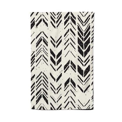 Hand Drawn Chevron Pattern Tea Towel