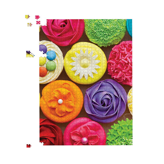 Bright Colourful Cupcakes Jigsaw Puzzle