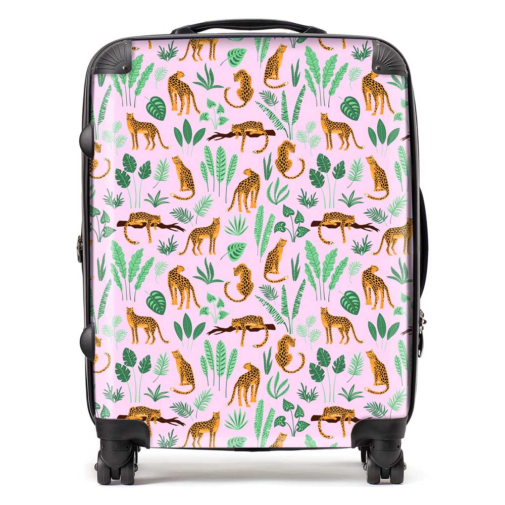 Hand Drawn Leopards Suitcase