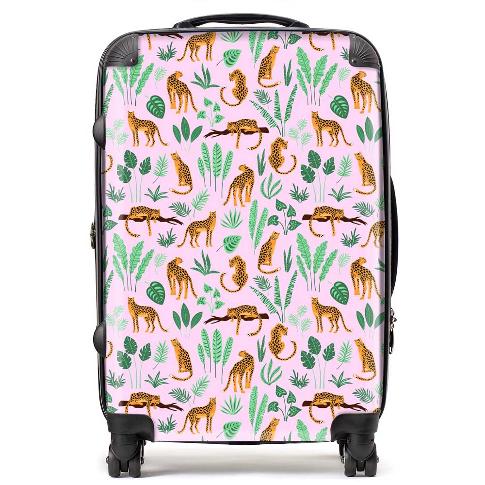 Hand Drawn Leopards Suitcase