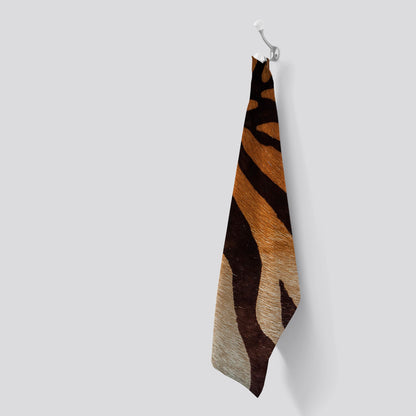 Tiger Skin Print Tea Towel