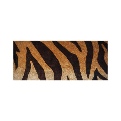 Tiger Skin Print Glass Bathroom Splashback