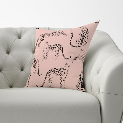 Abstract Leopard Pattern Cushions