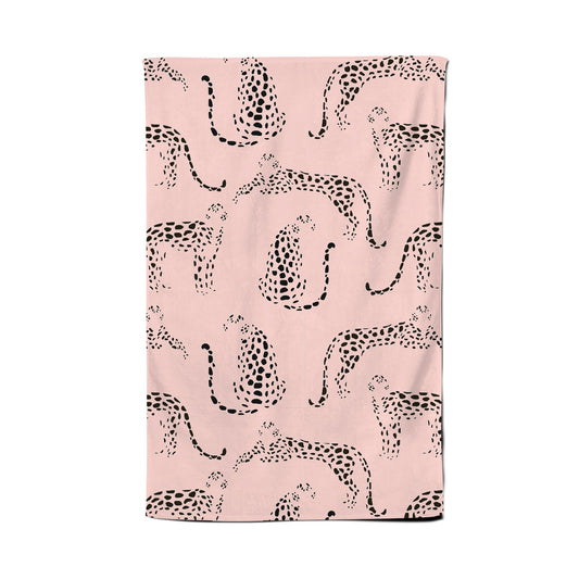 Abstract Leopard Pattern Tea Towel