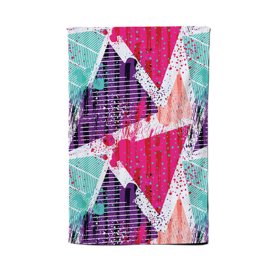 Shabby Geometric Pattern Tea Towel