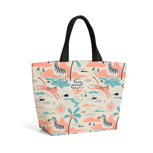 Wild Savannah Park Beach Shopper Tote Bag