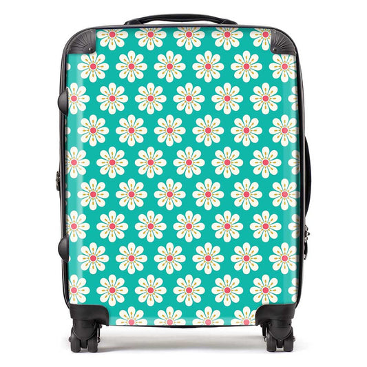 Daisy Pattern Suitcase