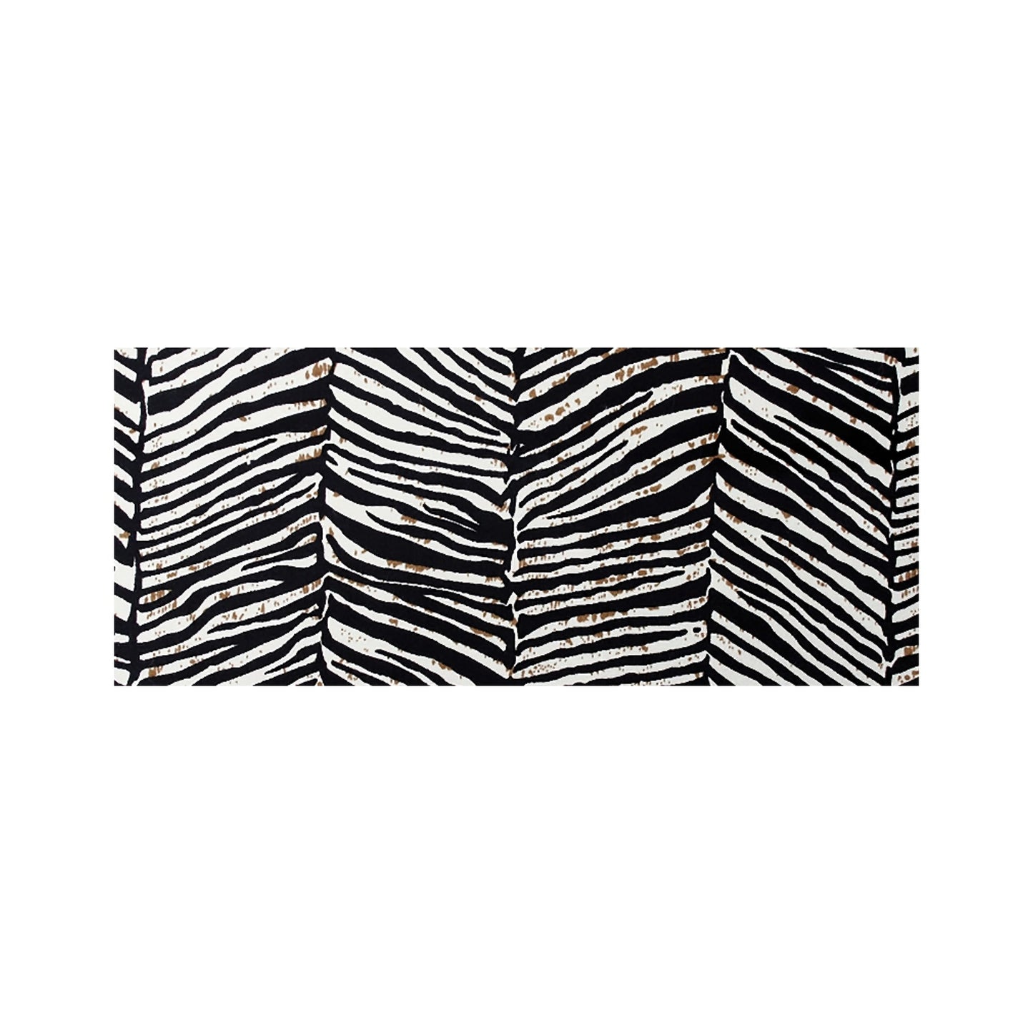 Zebra Pattern Glass Bathroom Splashback