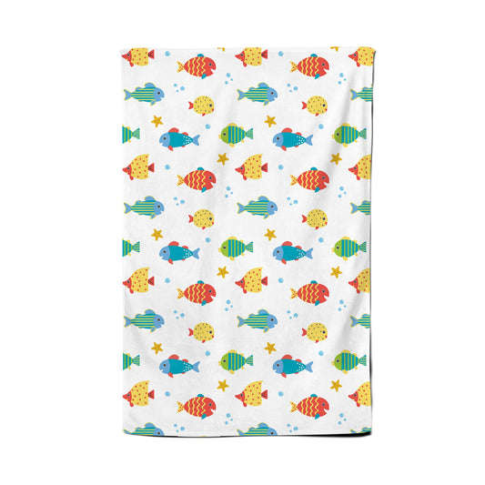 Swimming Fish Tea Towel