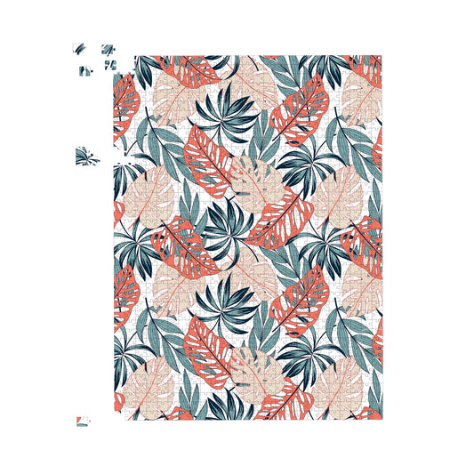 Tropical Leaf Pattern Jigsaw Puzzle