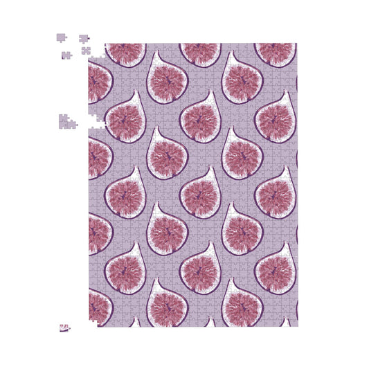 Modern Fig Pattern Jigsaw Puzzle