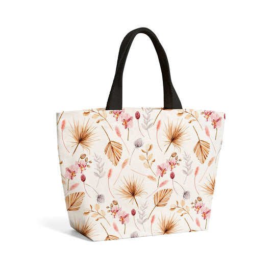 Watercolour Orchids Beach Shopper Tote Bag