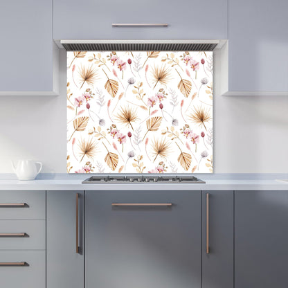 Watercolour Orchids Kitchen Splashback