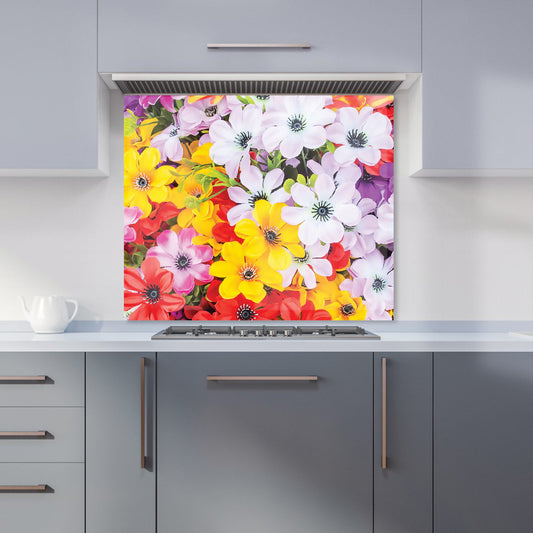 Spring Flowers Kitchen Splashback