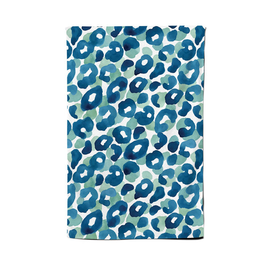 Watercolour Leopard Print Tea Towel