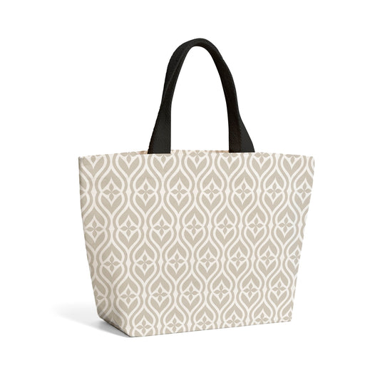 Abstract Ornament Pattern Beach Shopper Tote Bag