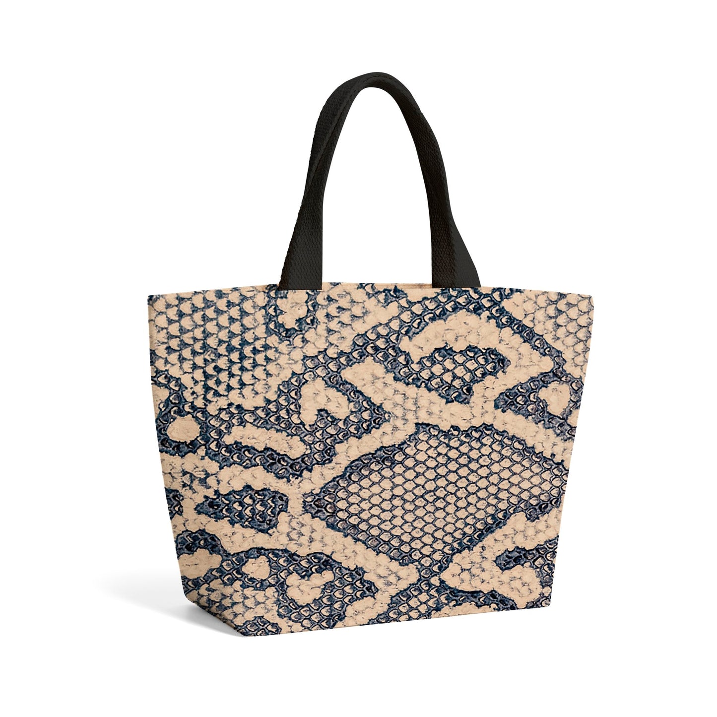 Snake Skin Beach Shopper Tote Bag