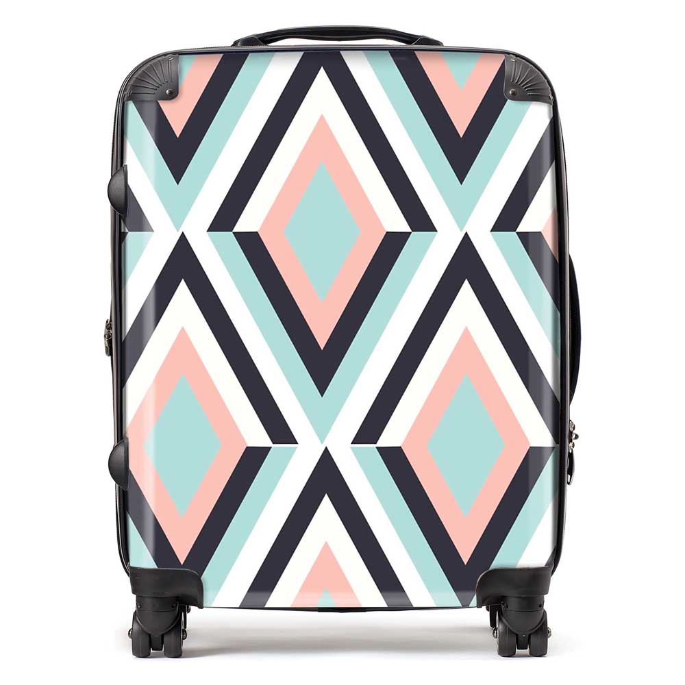 Zig Zag Abstract Pattern Suitcase