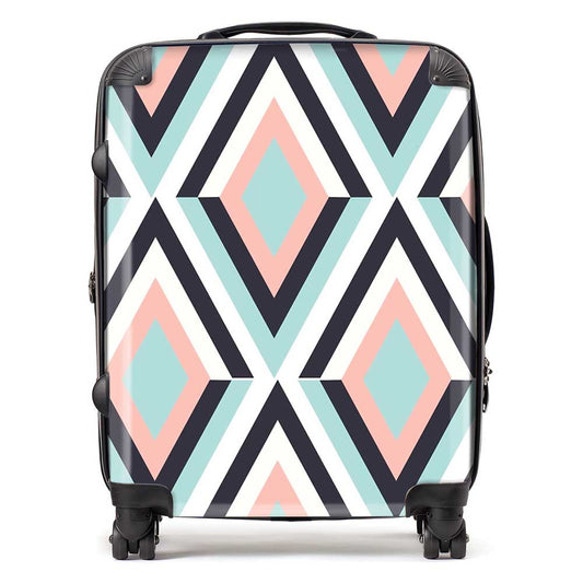 Zig Zag Abstract Pattern Suitcase