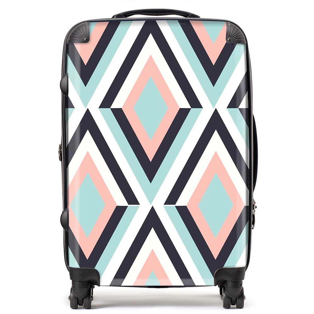 Zig Zag Abstract Pattern Suitcase