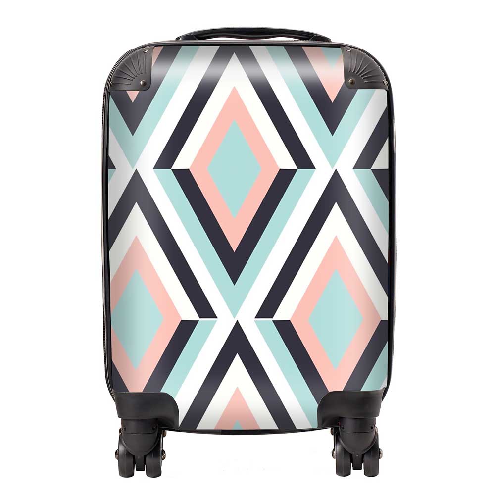 Zig Zag Abstract Pattern Suitcase