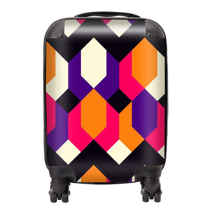 Coloured Abstract Pattern Suitcase