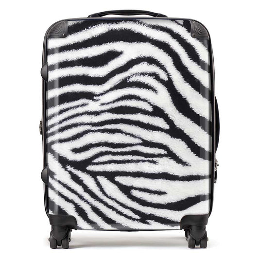 Zebra Texture Pattern Suitcase