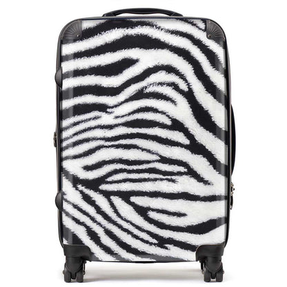 Zebra Texture Pattern Suitcase