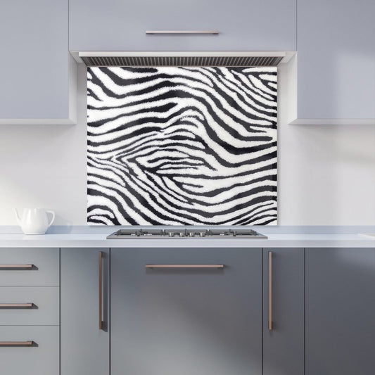 Zebra Texture Pattern Kitchen Splashback