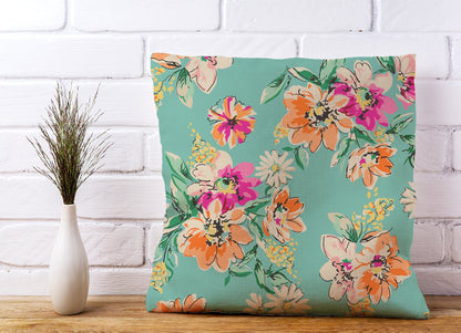 Bright Flower Sketch Cushions