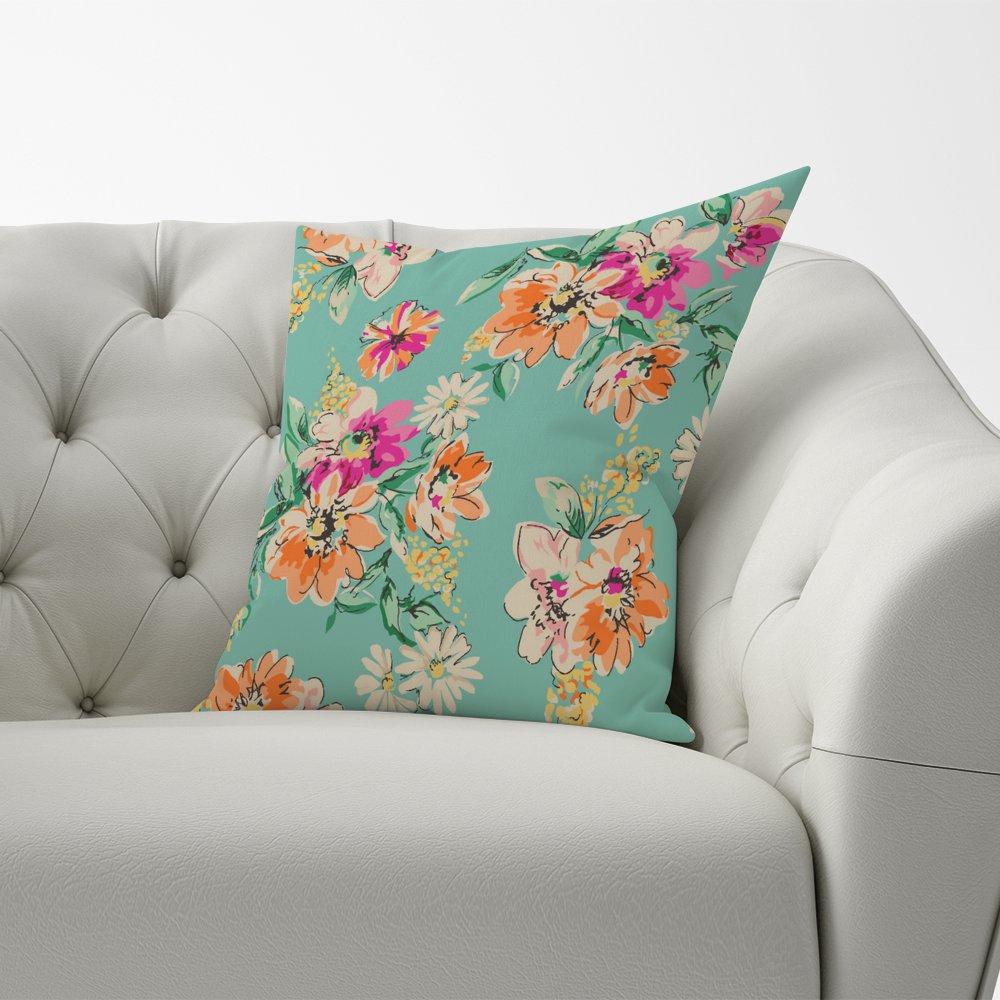 Bright Flower Sketch Cushions