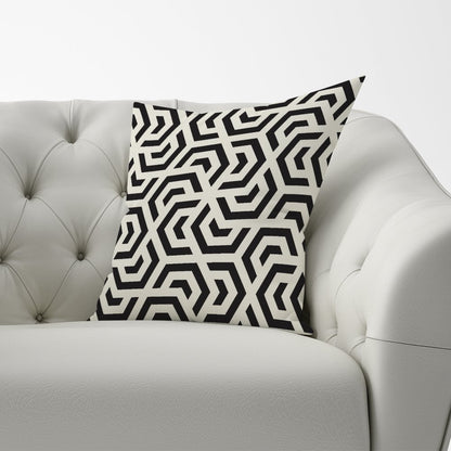 Hexagonal Geometric Pattern Cushions