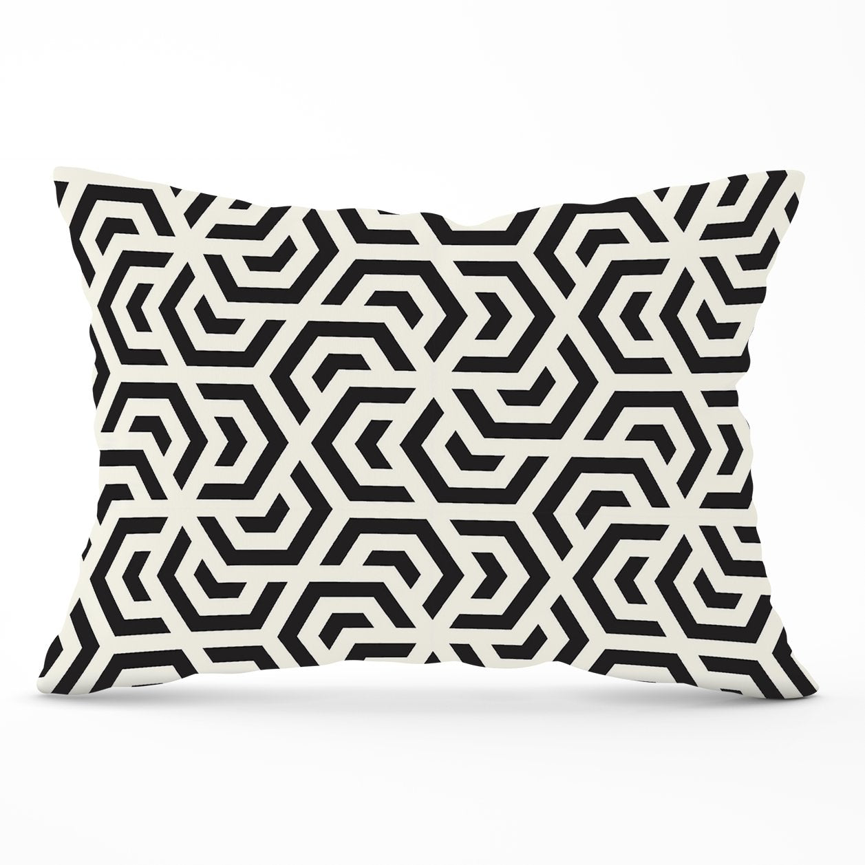 Hexagonal Geometric Pattern Cushions