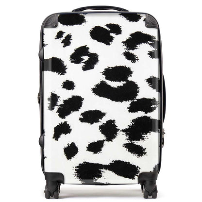 Black Leopard Print Suitcase