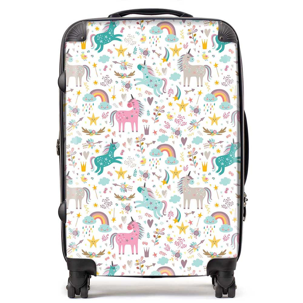 Unicorn And Rainbows Suitcase