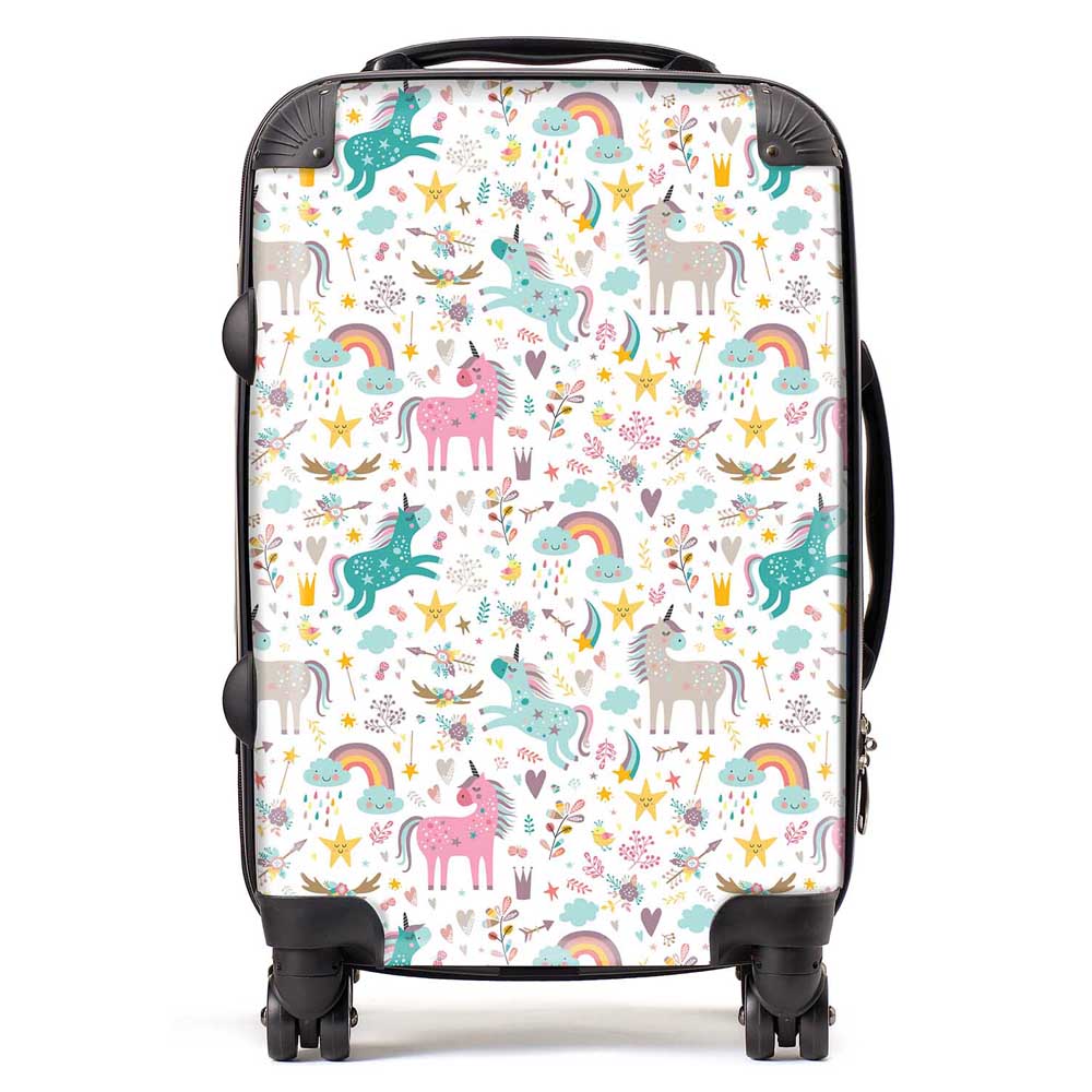 Unicorn And Rainbows Suitcase