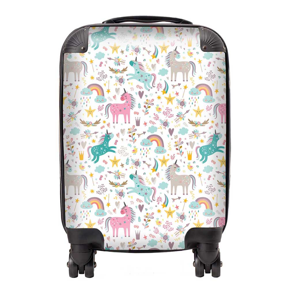 Unicorn And Rainbows Suitcase