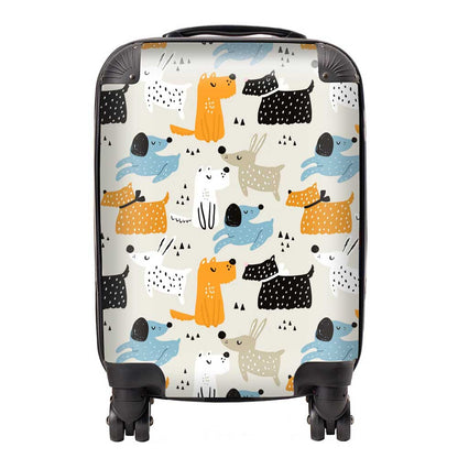 Hand Drawn Dogs Suitcase