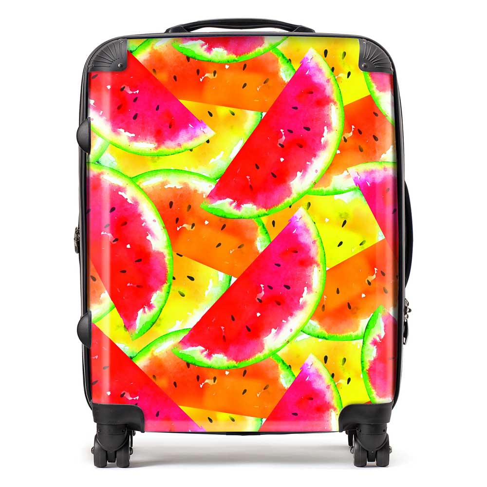 Melon Print Suitcase