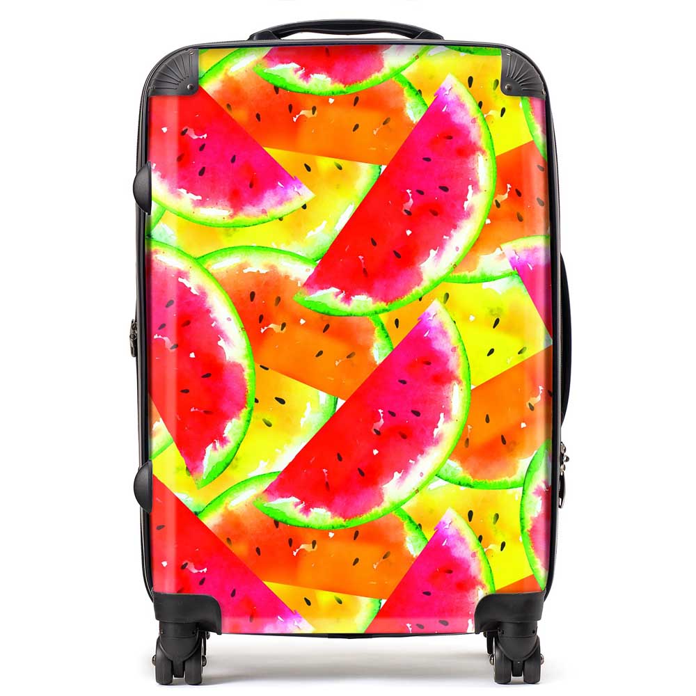 Melon Print Suitcase