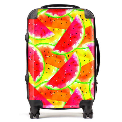 Melon Print Suitcase